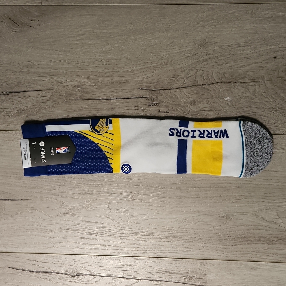 Stance Casual NBA Golden State Warriors Crew Socks -L
